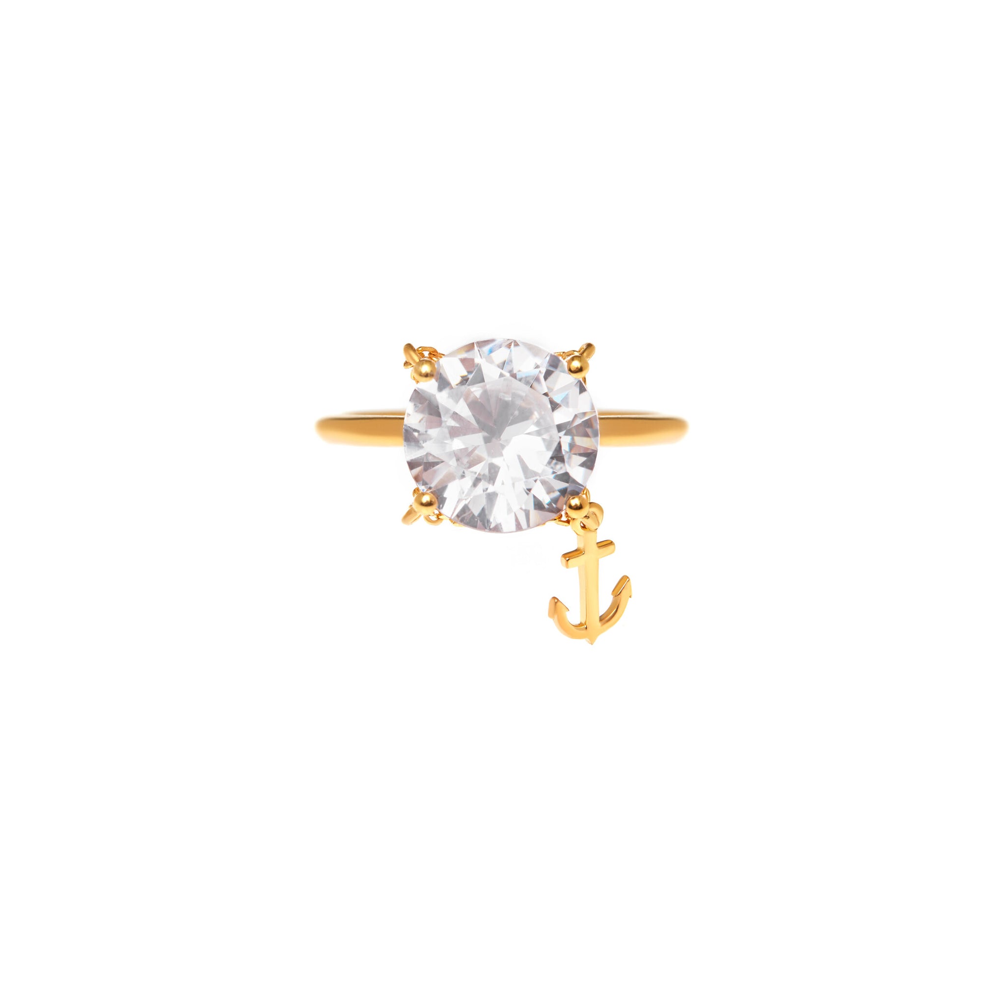 Ring 'Round Anchor' – Crystal