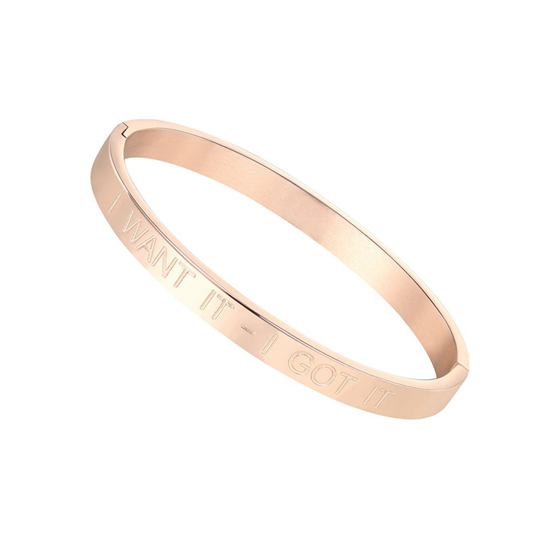 Personalised Bracelet 'I Want It - I Got It'