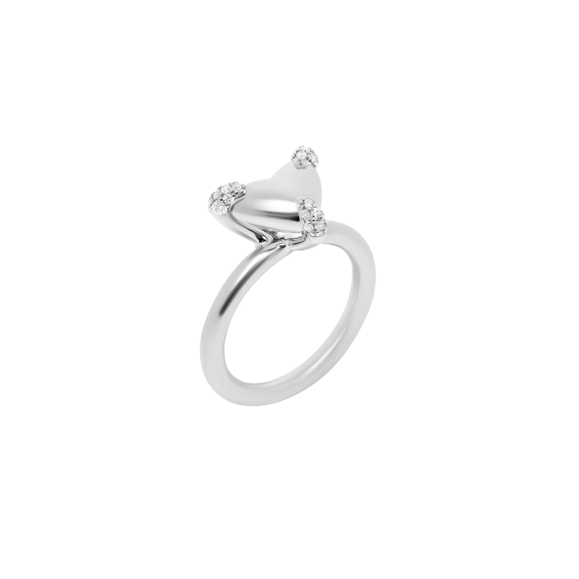 Ring 'Clenched Heart' – Silver