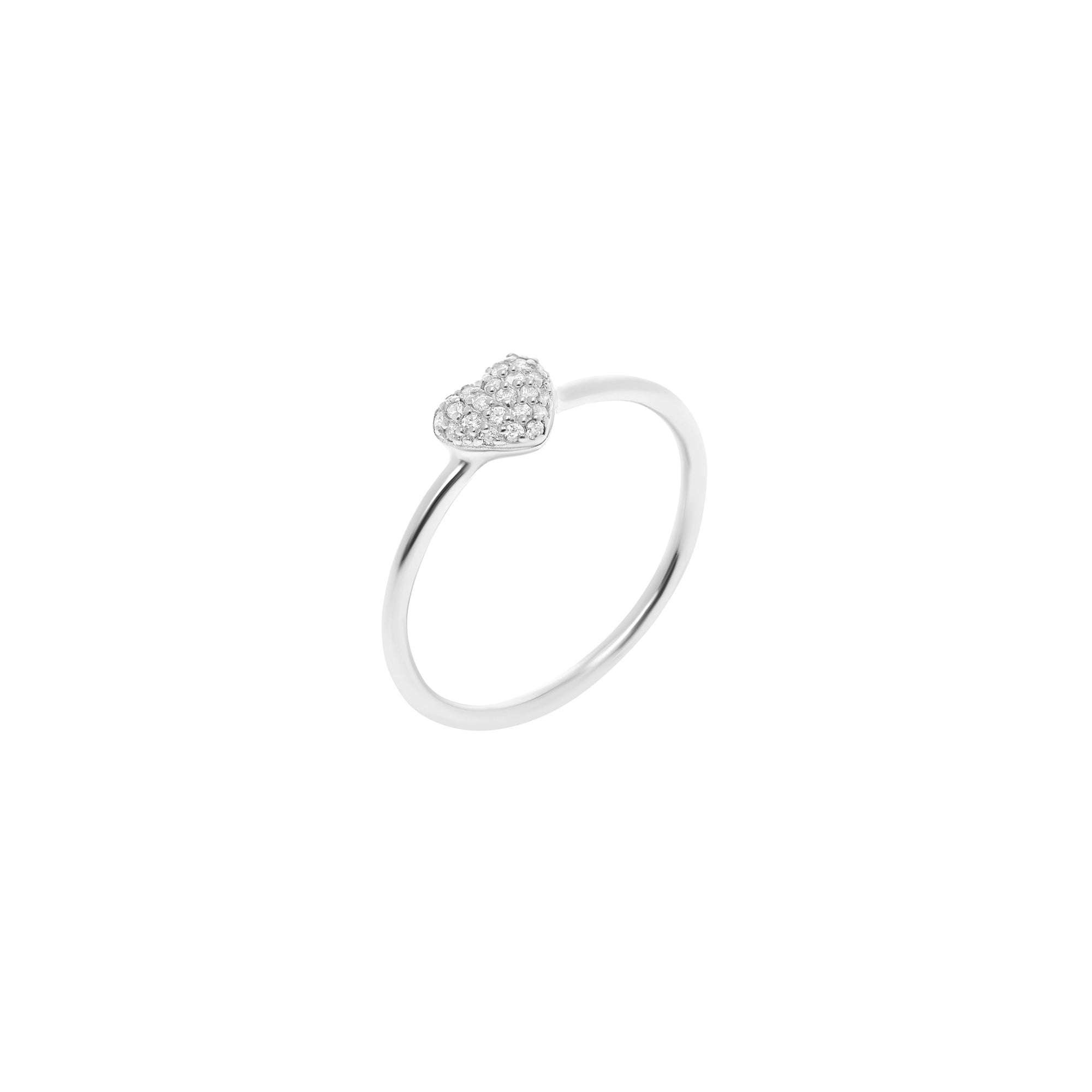 Ring 'Spangled Heart' – Silver