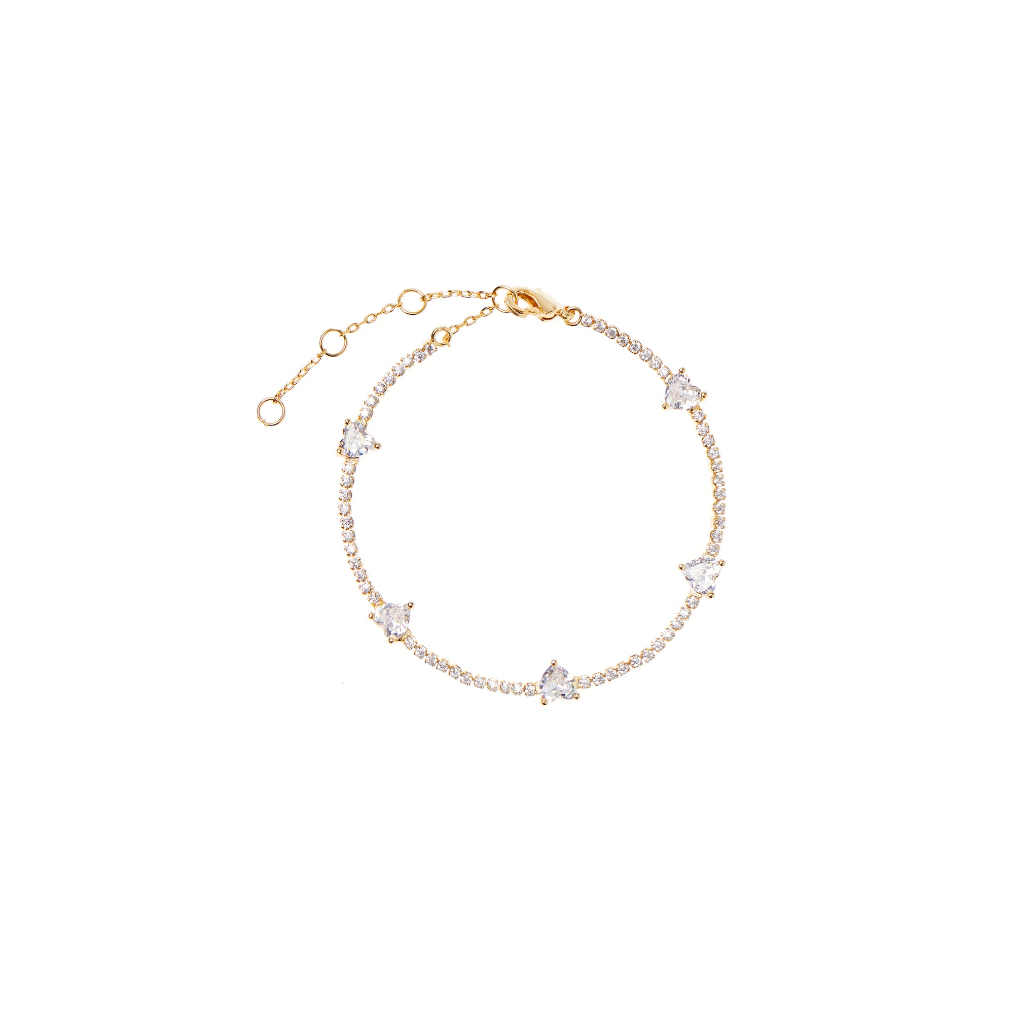 Bracelet 'Heartfelt' – Crystal