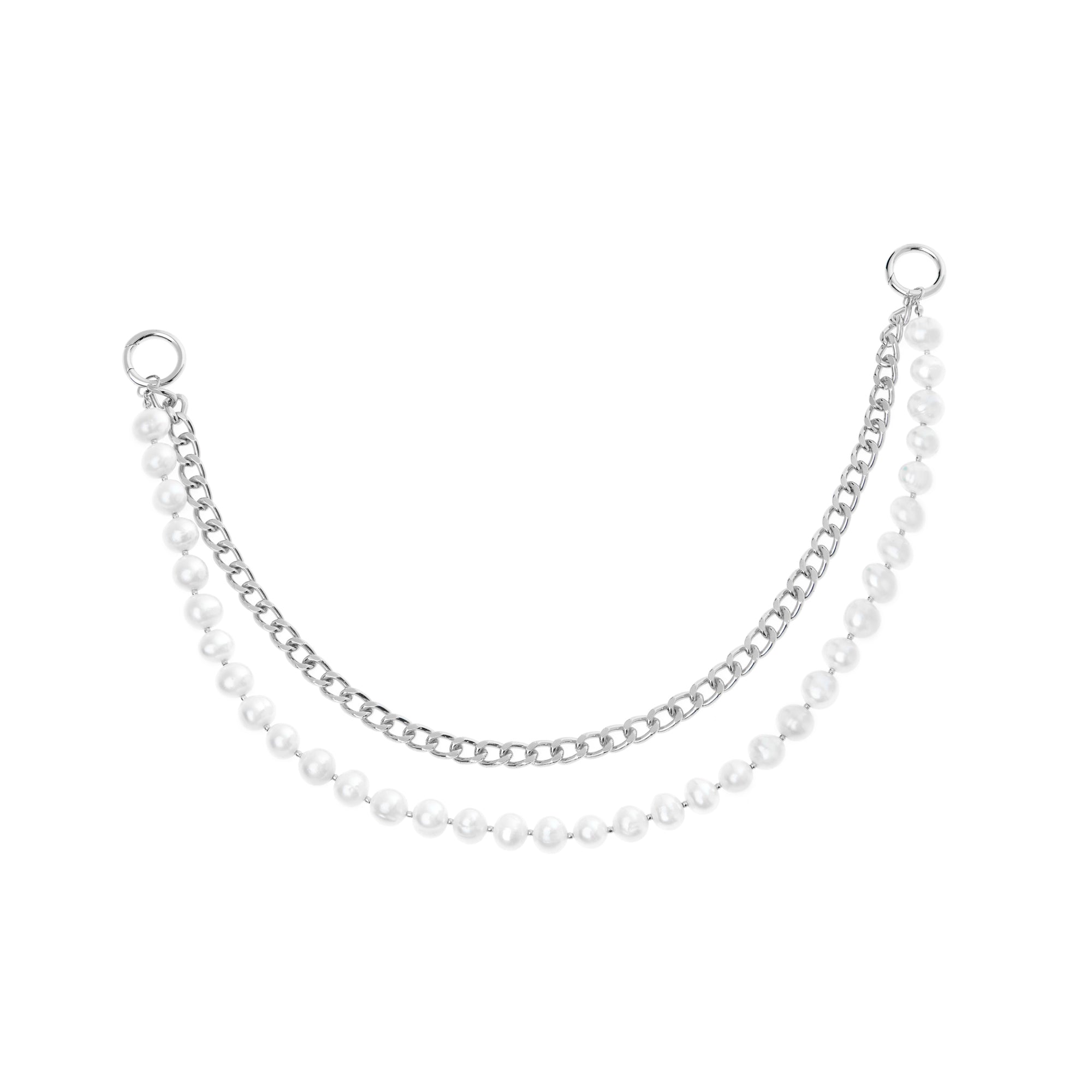 Body Chain 'Be Gentle' – Silver