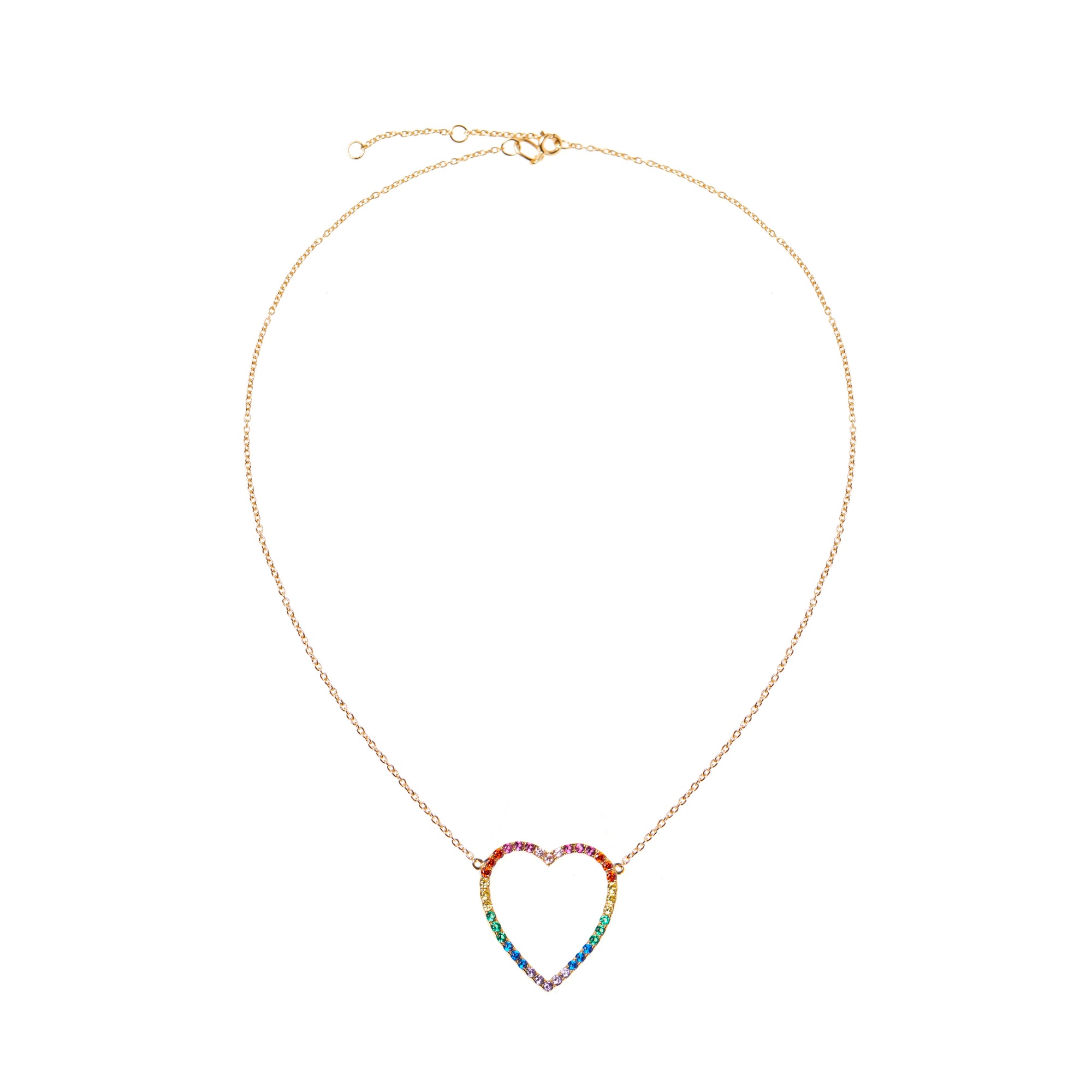 Necklace 'Gold Heart' – Multi