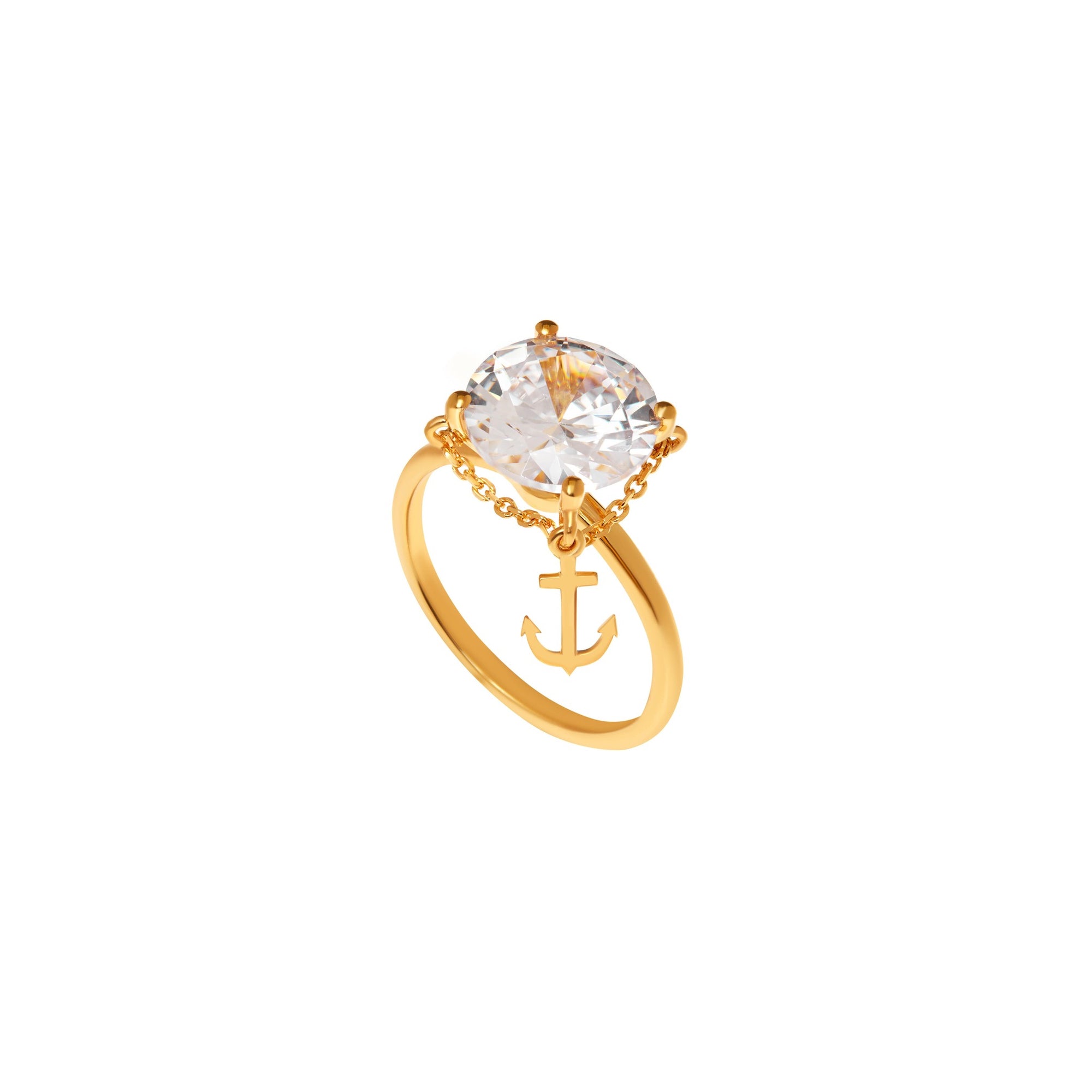 Ring 'Round Anchor' – Crystal