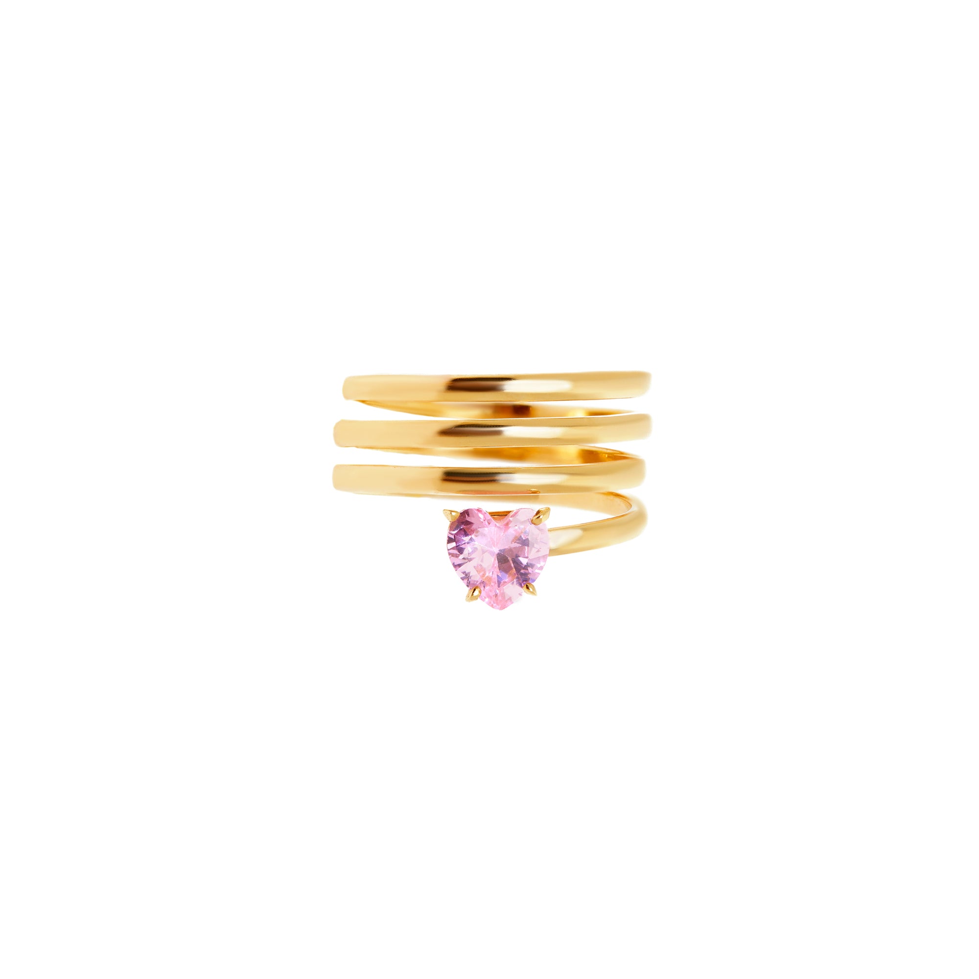 Ring 'Entwined Heart' – Pink