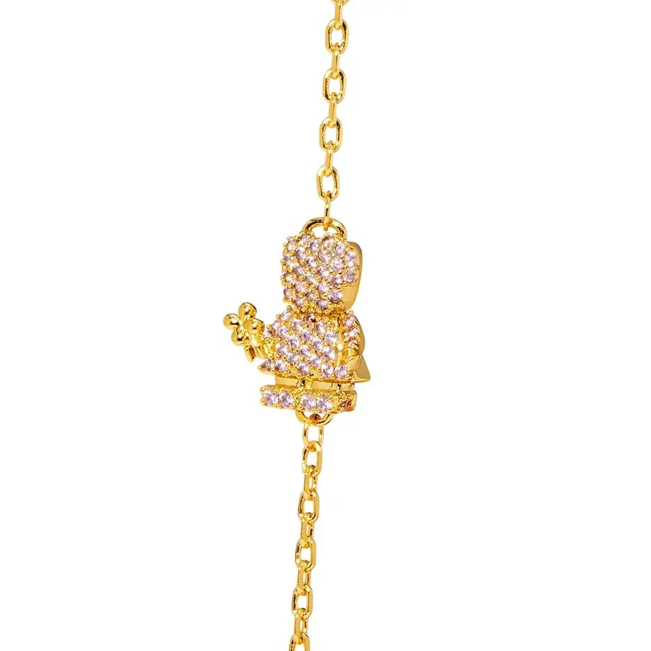 Bracelet 'Gold Precious Bracelet Girl' – Pink