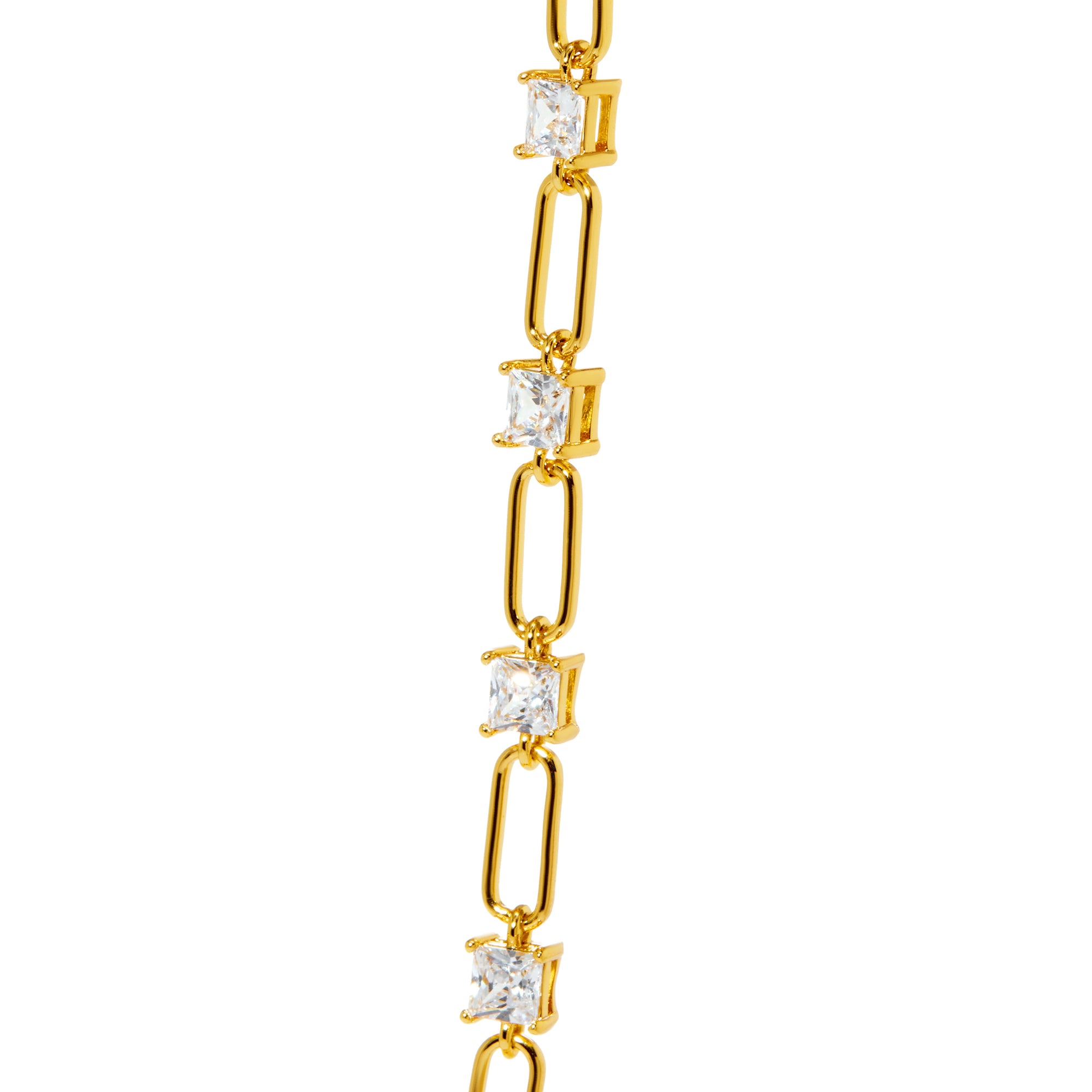 Bracelet  'Amazing Gold Square' – Crystal