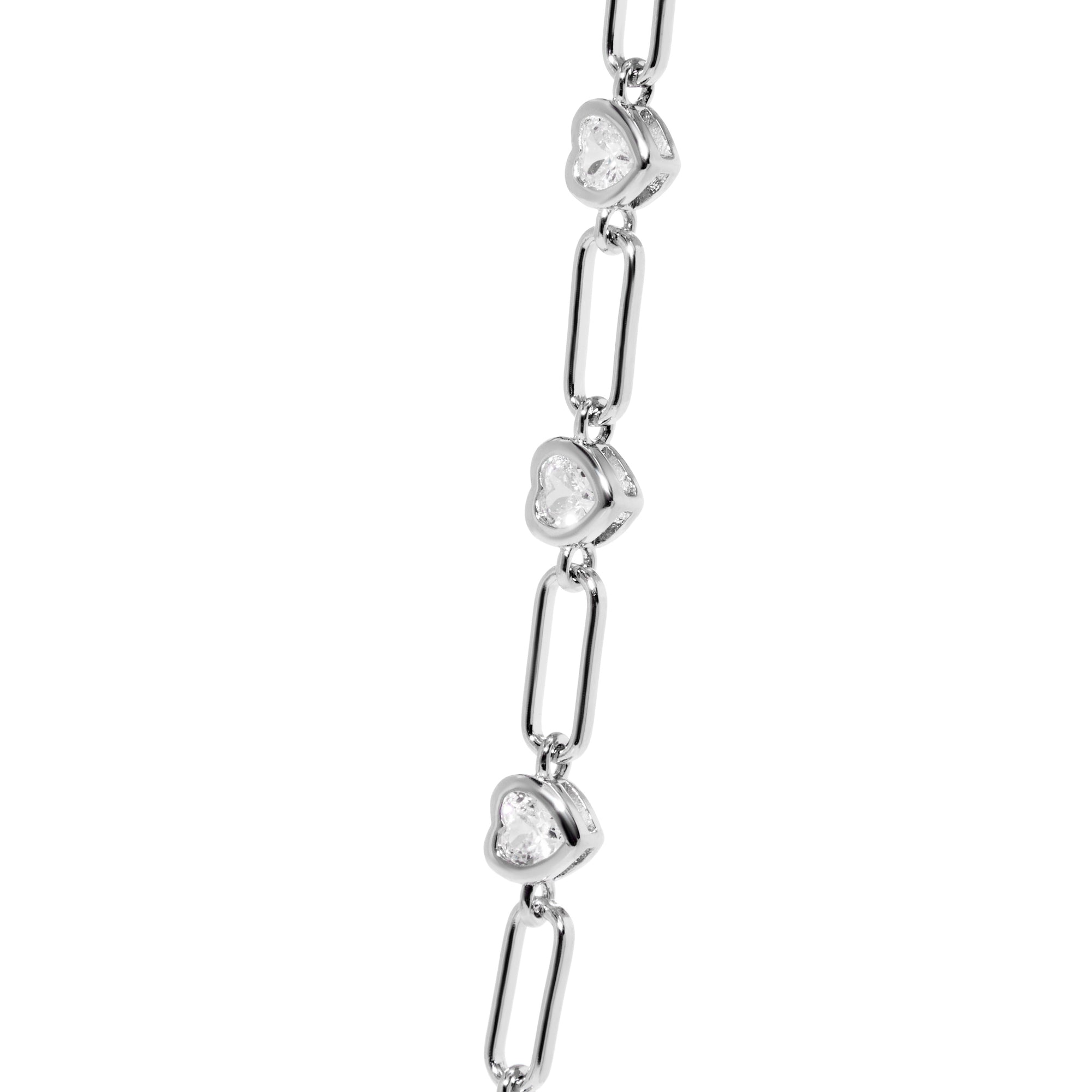 Bracelet 'Amazing Silver Heart' – Crystal