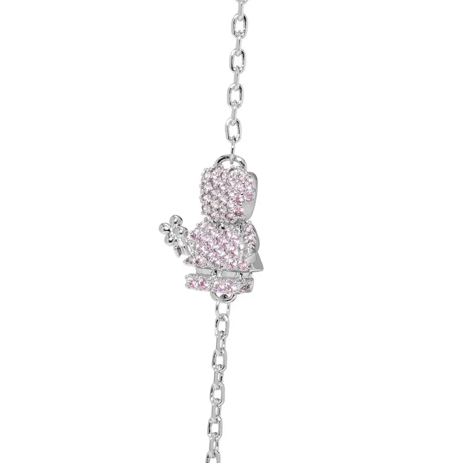 Bracelet 'Silver Precious Bracelet Girl' – Pink