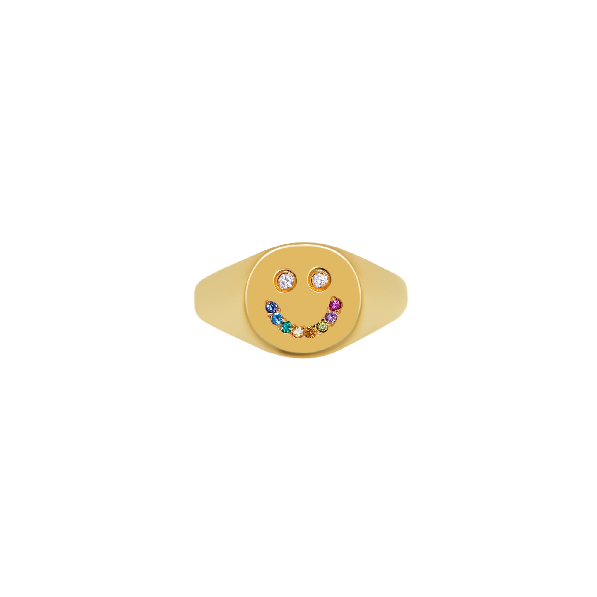 Ring 'Crystal Smiley'