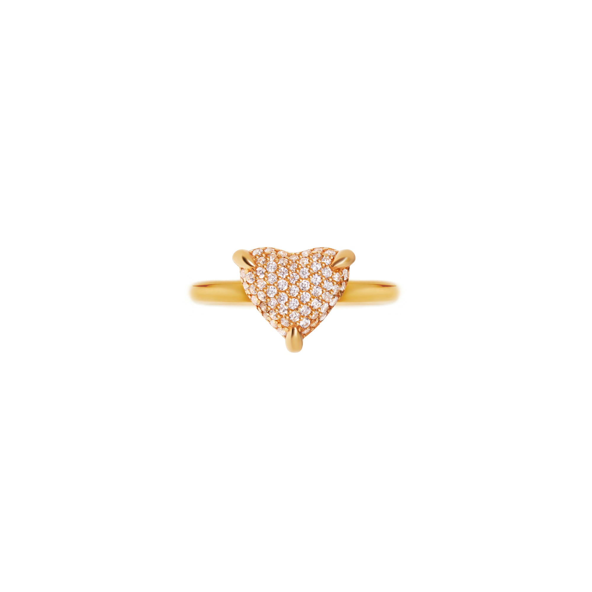 Ring 'Big Spangled Heart' – Gold