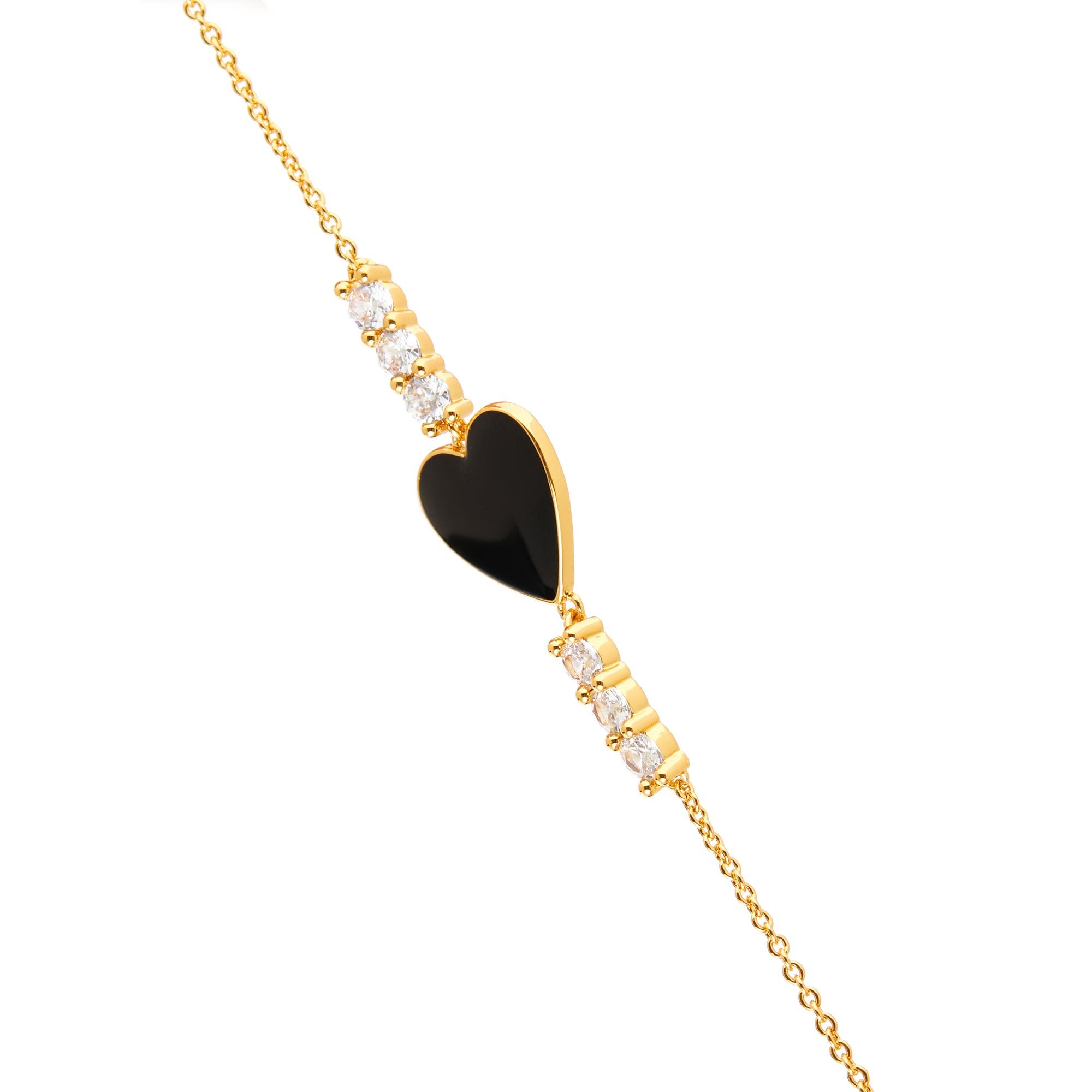 Bracelet 'Loving Heart' – Black