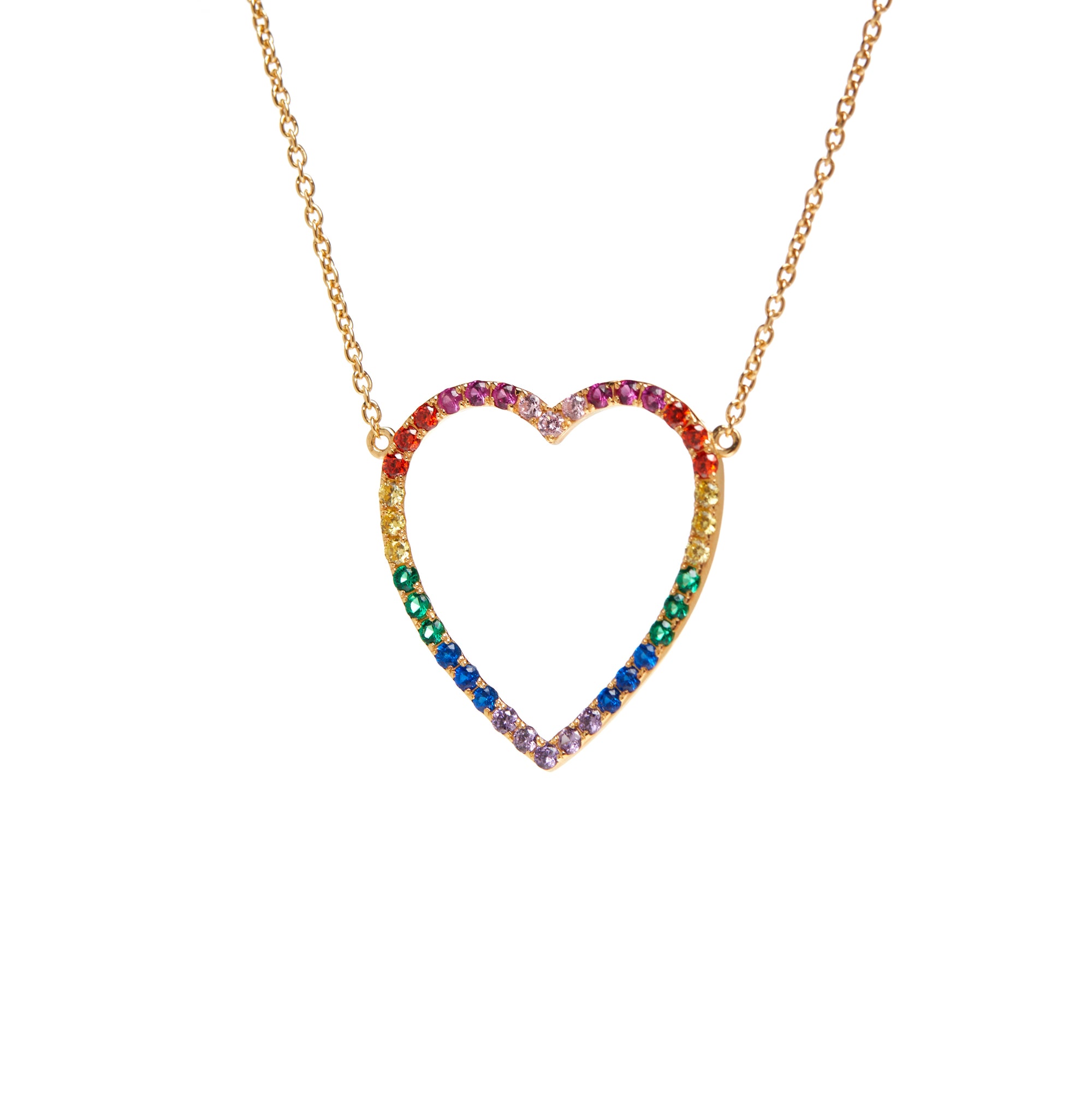 Necklace 'Gold Heart' – Multi