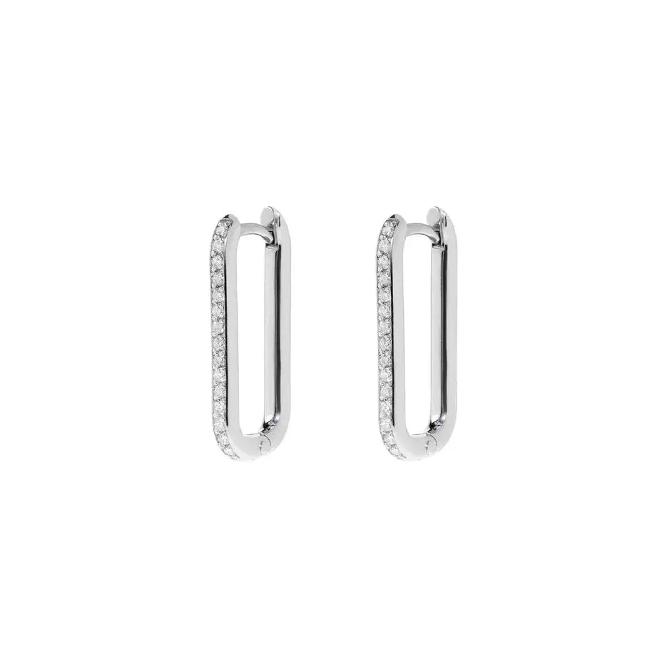 Earrings 'Flushness'- Silver