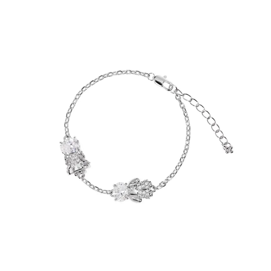 Bracelet 'Your Babies Boy and Girl' – Silver