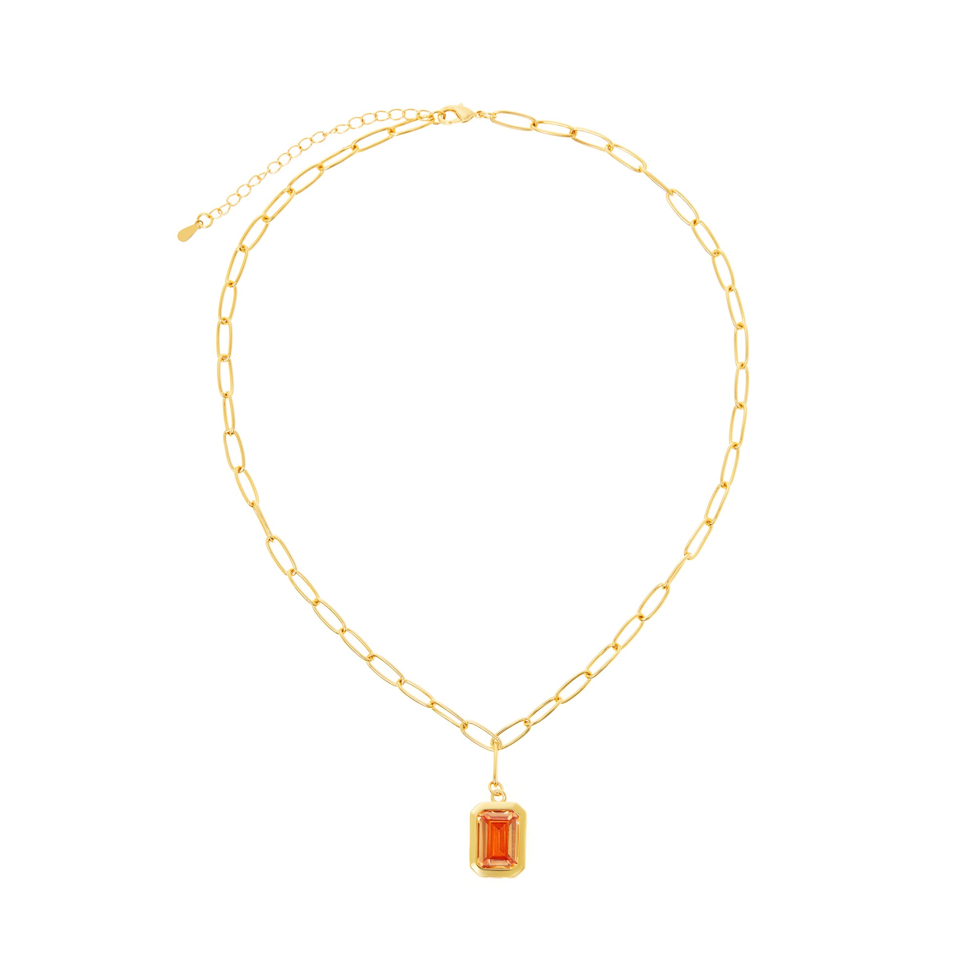 Necklace 'Piped Edge' – Caramel