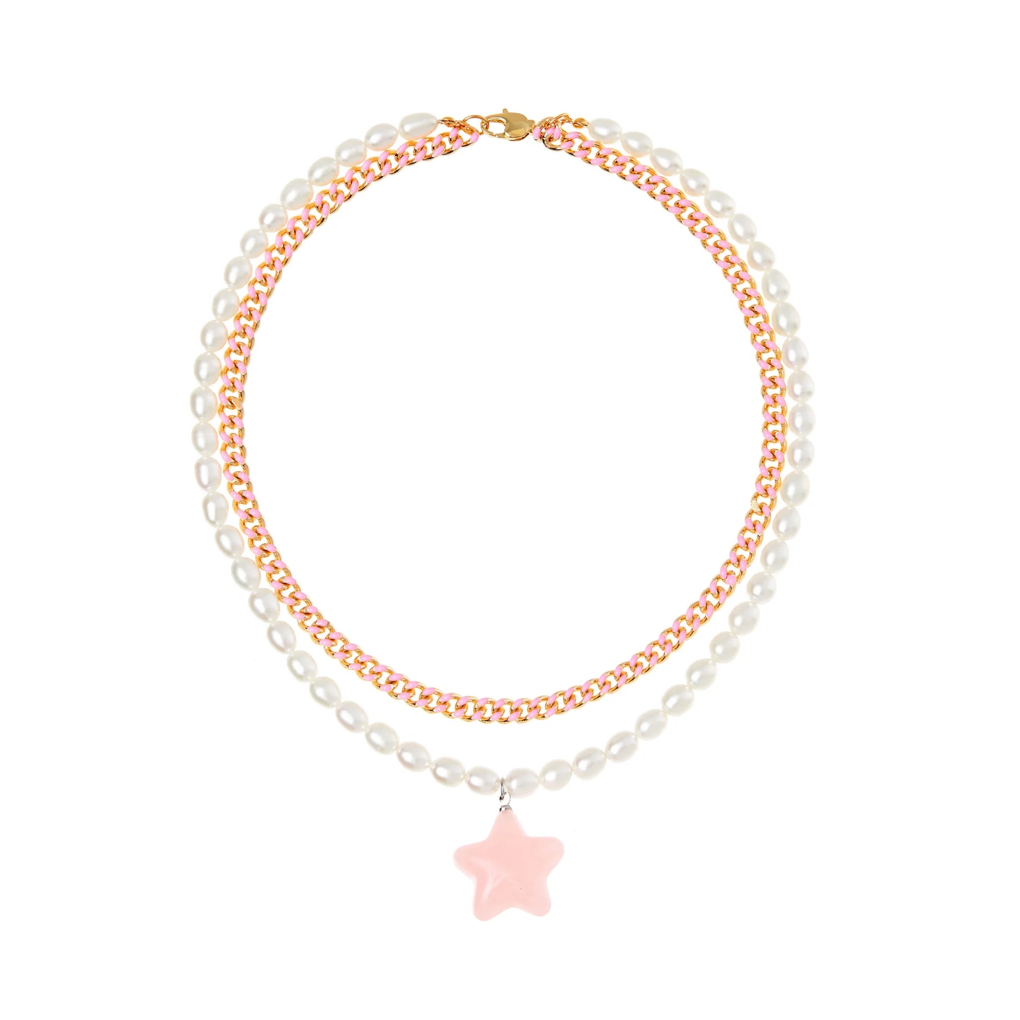 Necklace 'Neon Star' – Candy