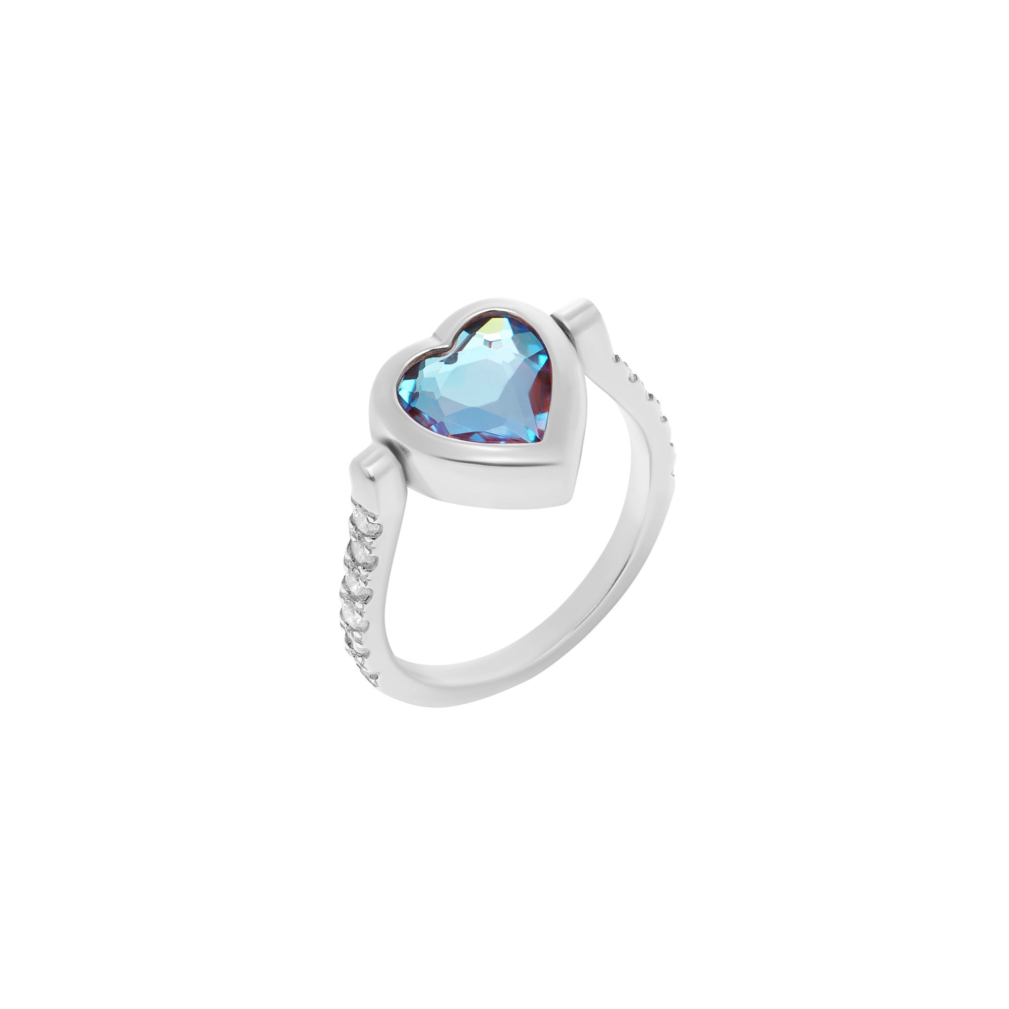 Ring 'Blue Mystic Eddy Heart' – You Are Loved