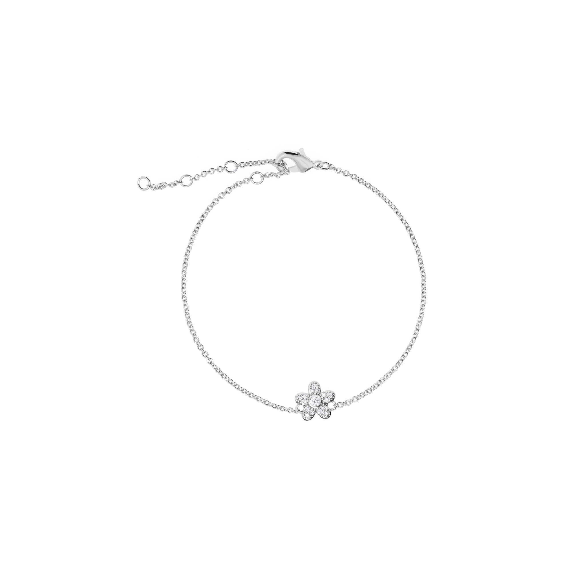 Bracelet 'Flower' – Silver