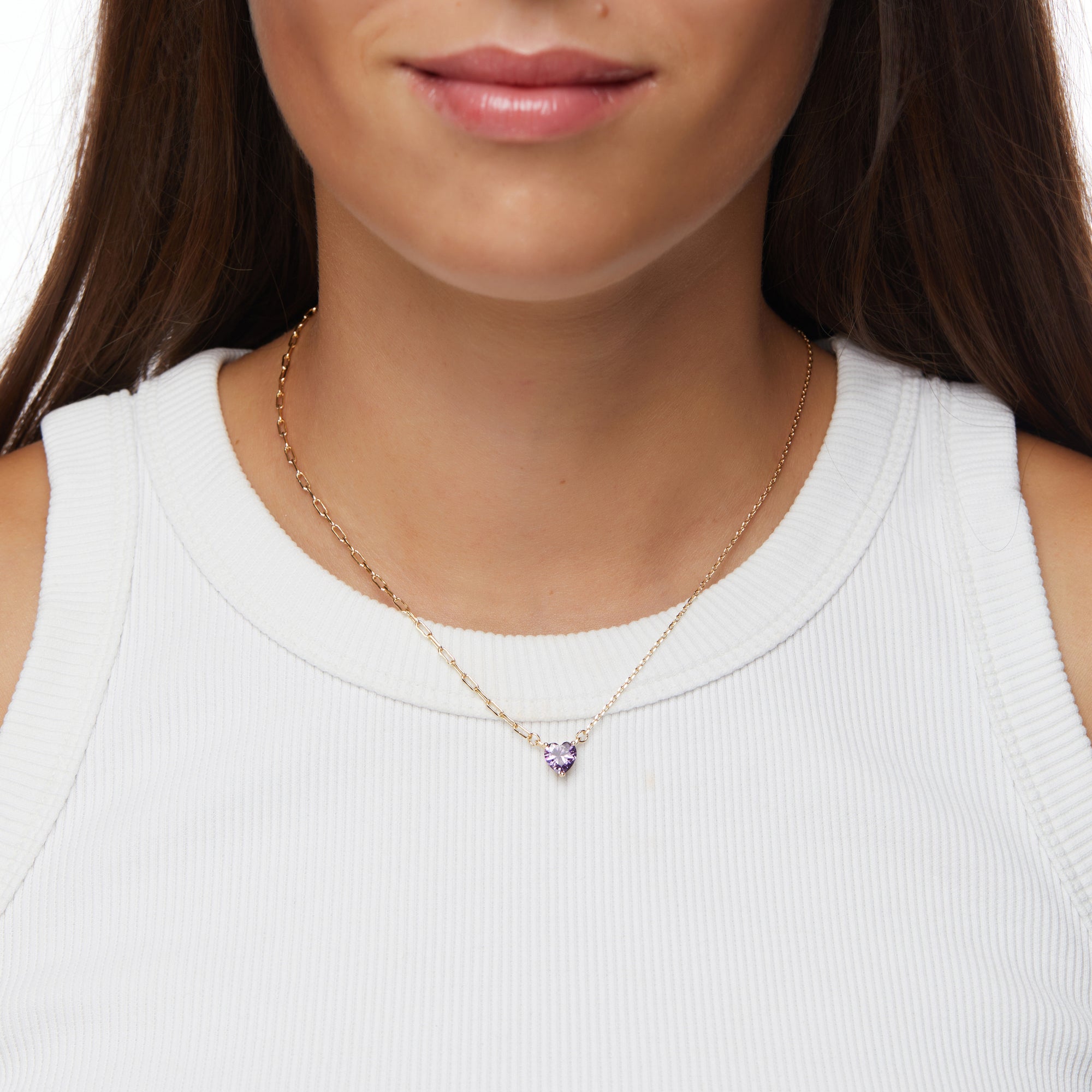 Necklace 'Purple Heart'