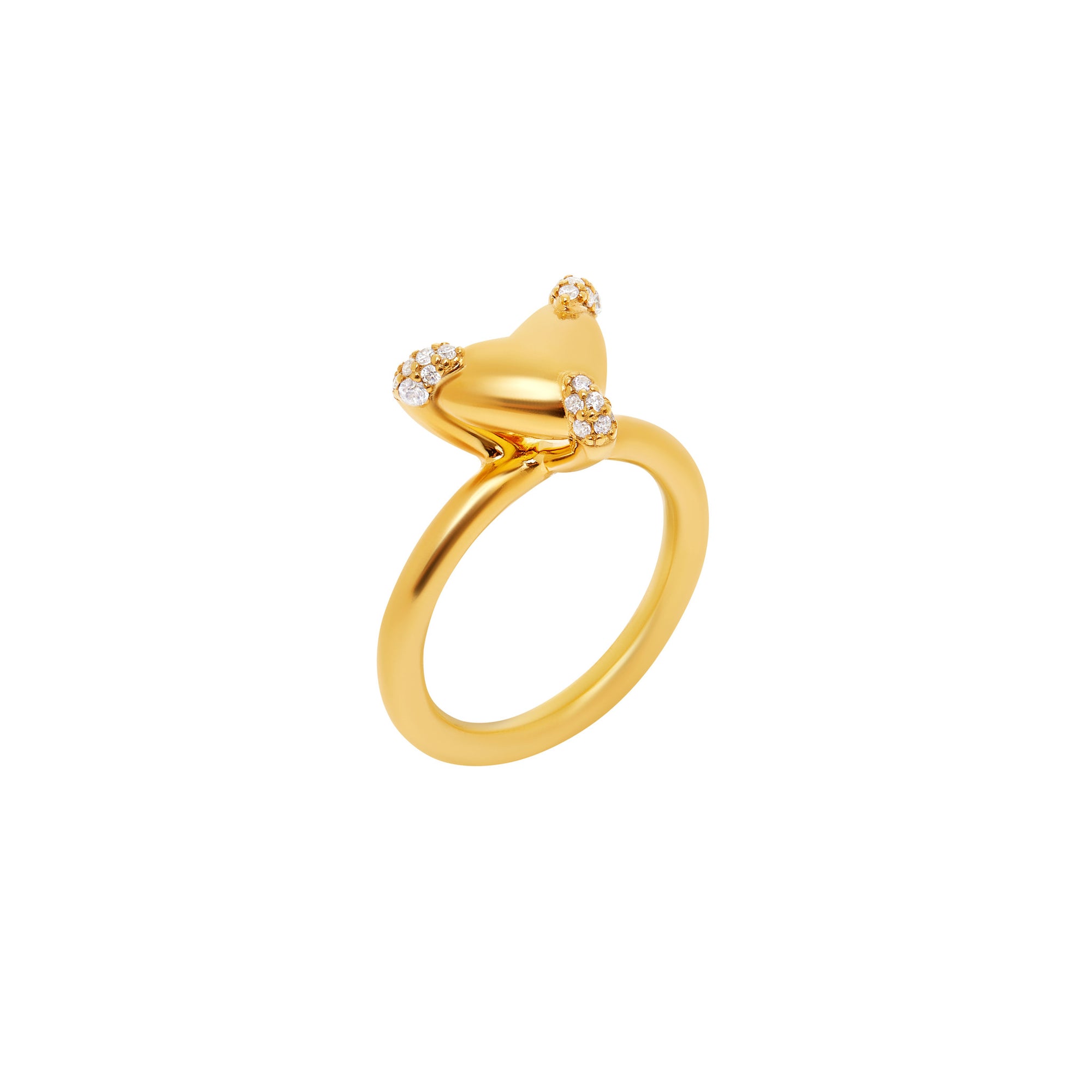 Ring 'Clenched Heart' – Gold