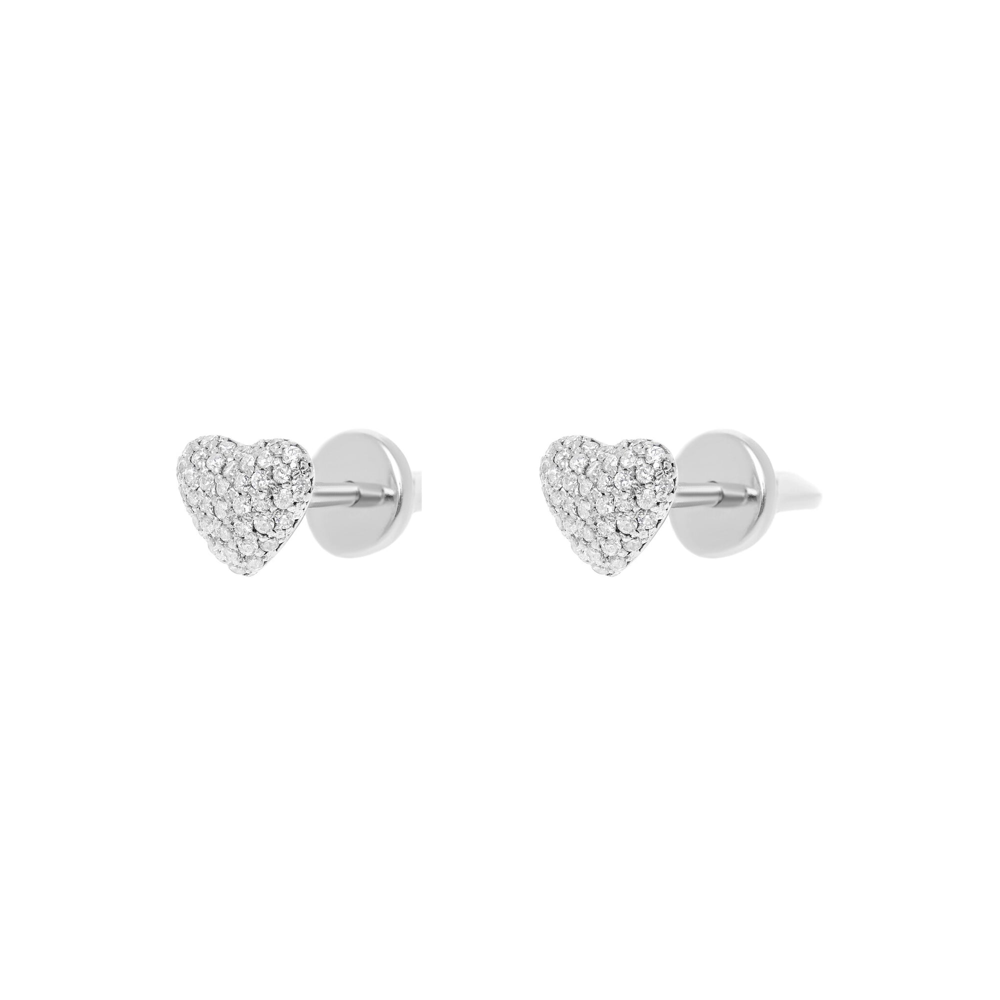 Earrings 'Spangled Heart' – Silver